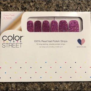 Color Street Nails. Brand new!Sparkly Fiji Fuchsia